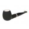 Pipa Angelo Meerschaum Black Matt Alu Ring 302002