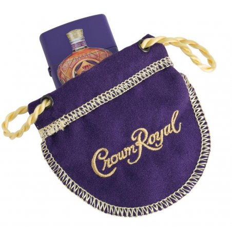 Set cadou bricheta Zippo Crown Royal Canadian Whiskey 49661