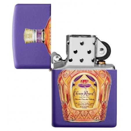 Set cadou bricheta Zippo Crown Royal Canadian Whiskey 49661