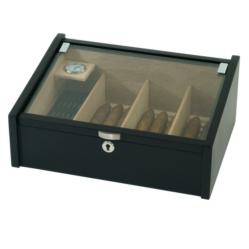 Humidor trabucuri Andreas Counter Top Black 3786