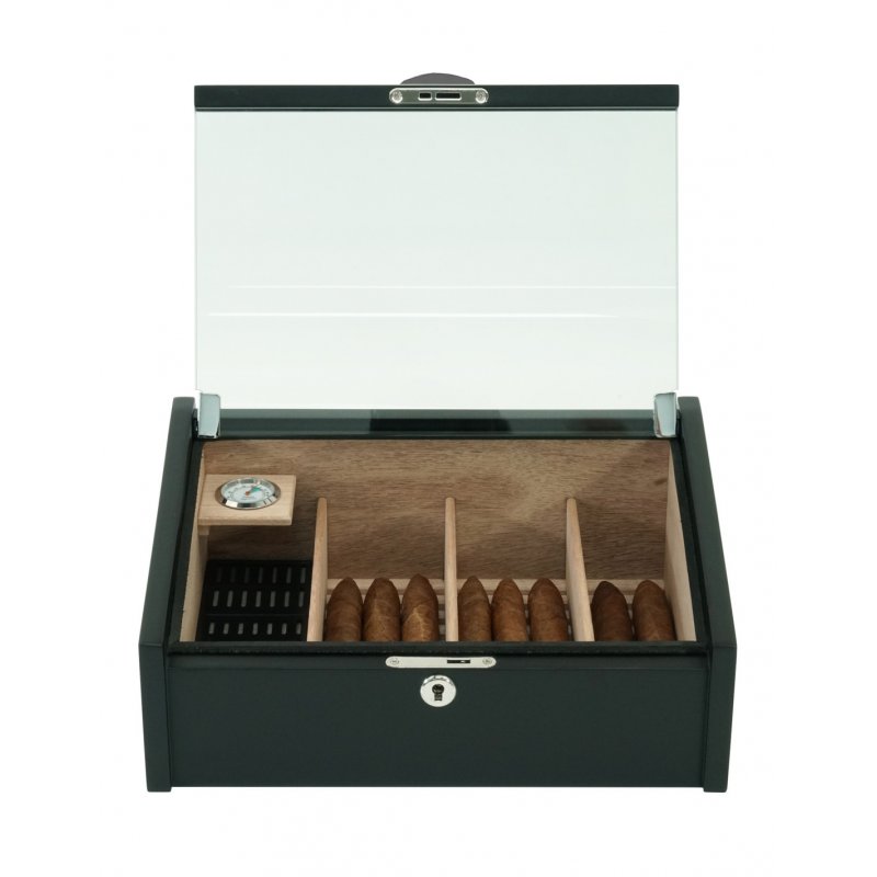 Humidor trabucuri Andreas Counter Top Black 3786