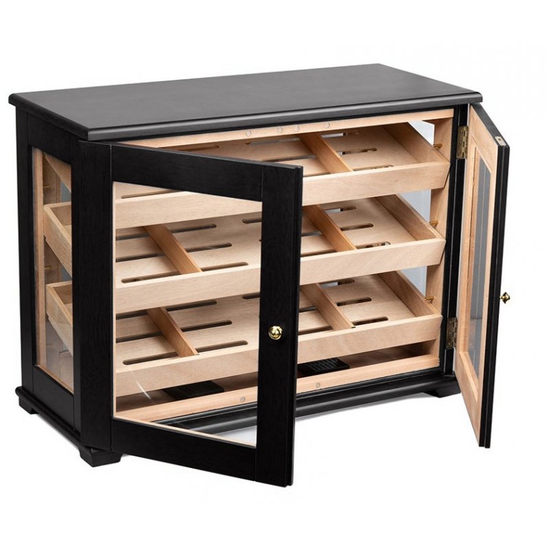 Umidor trabucuri Cabinet Andreas Double Black 3816
