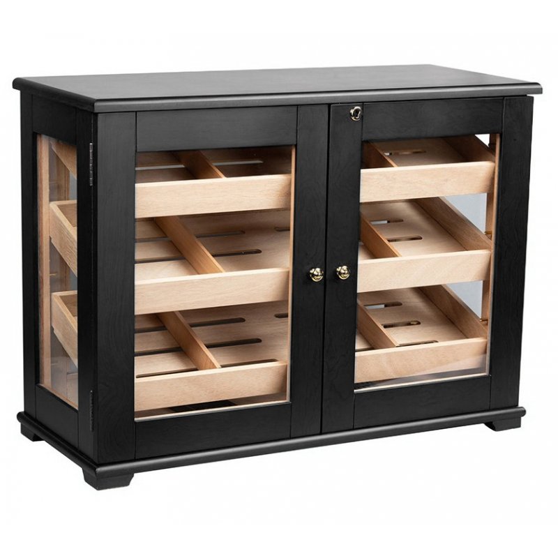 Umidor trabucuri Cabinet Andreas Double Black 3816