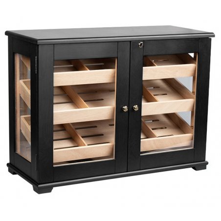 Umidor trabucuri Cabinet Andreas Double Black 3816