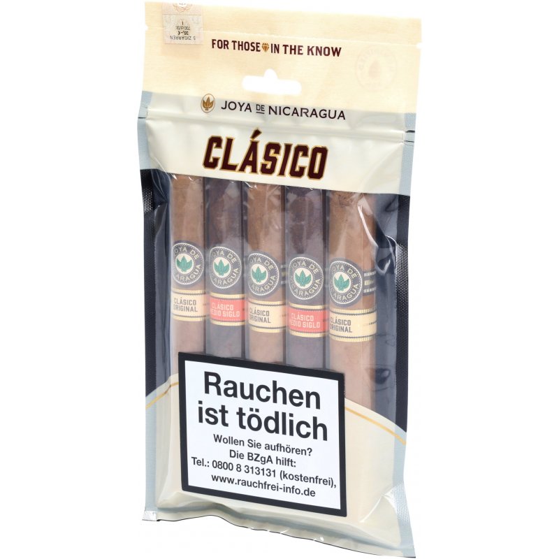 Trabucuri Joya de Nicaragua Sampler Go Pack Clásico 5