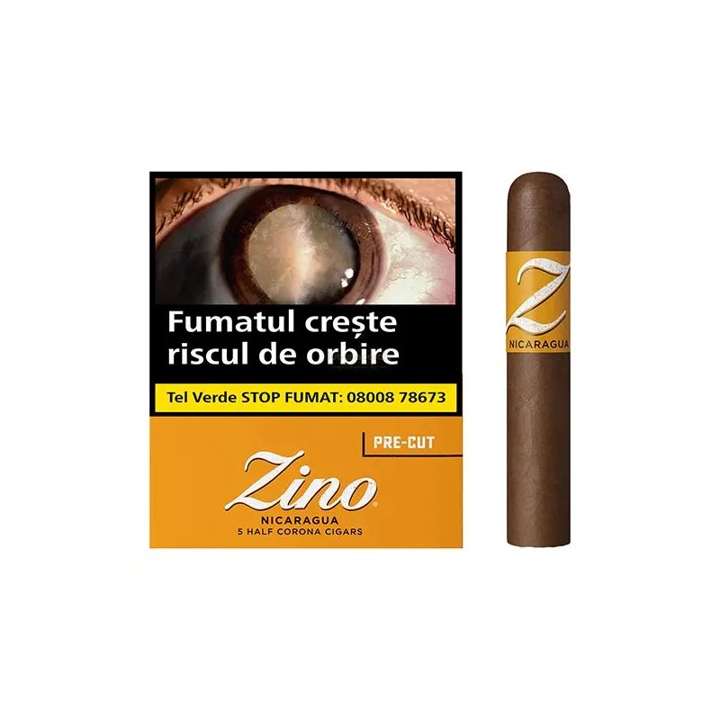 Trabucuri Zino Nicaragua Half Corona Pre-Cut 25 (5x5)
