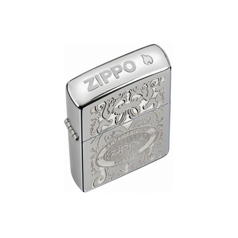 Bricheta Zippo 24751 Crown Stamp High Polish Chrome