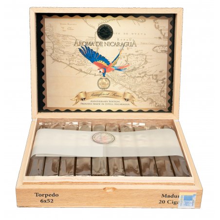 Trabucuri Aroma de Nicaragua Original Rain Forest Box Pressed Torpedos 20