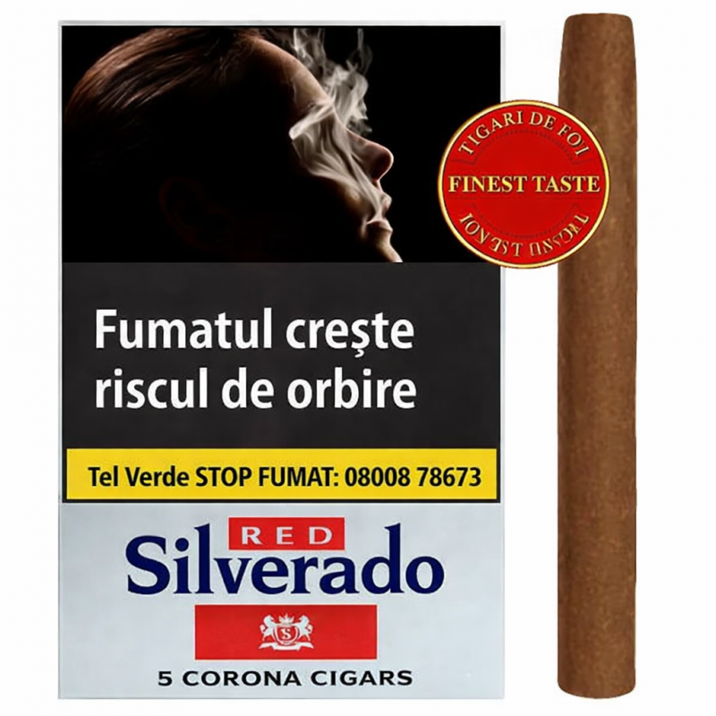 Tigari de Foi Silverado Red (100 ) tutun firicel tuburi