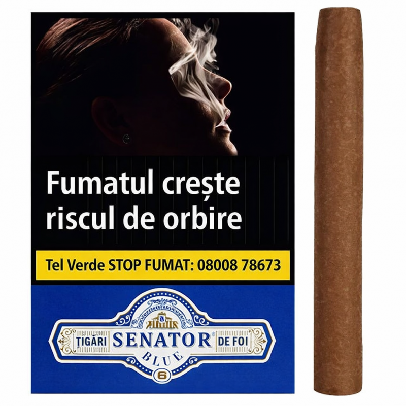 Tigari de foi Senator Blue (120) 20 pachete