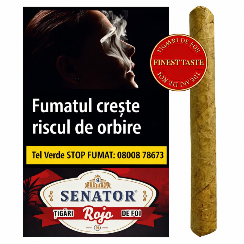 Tigari de foi Senator Rojo Cirese (100) 20 Pachete