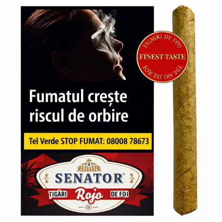 Tigari de foi Senator Rojo Cirese (100) 20 Pachete