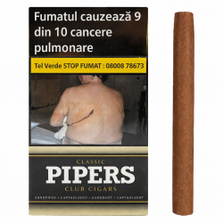 Oferta pret redus Tigari de foi Pipers Club Classic (100)