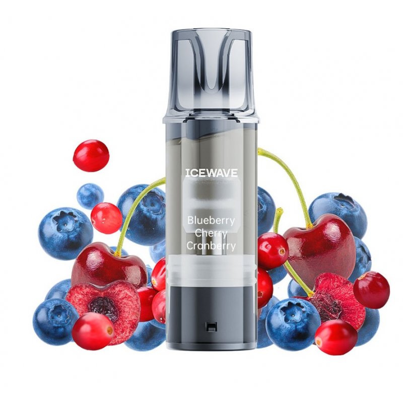 Cartus Icewave 1000 pufuri Blueberry Cherry Cranberry 20 mg.