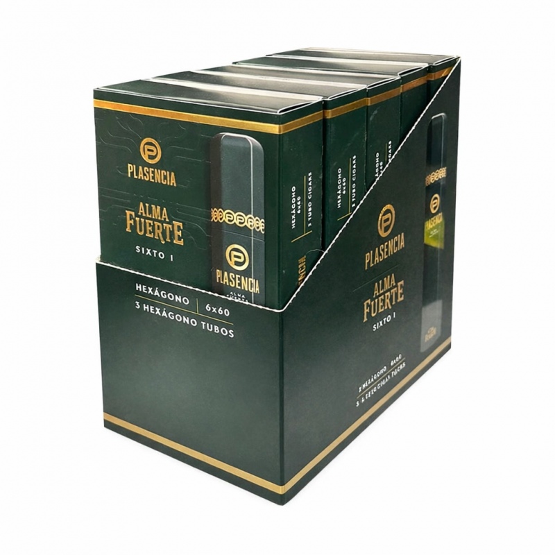 Trabucuri Plasencia Alma Fuerte Sixto I Hexagono Tubos (15)