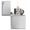 Bricheta Zippo 230 Vintage Brushed Chrome Slashes