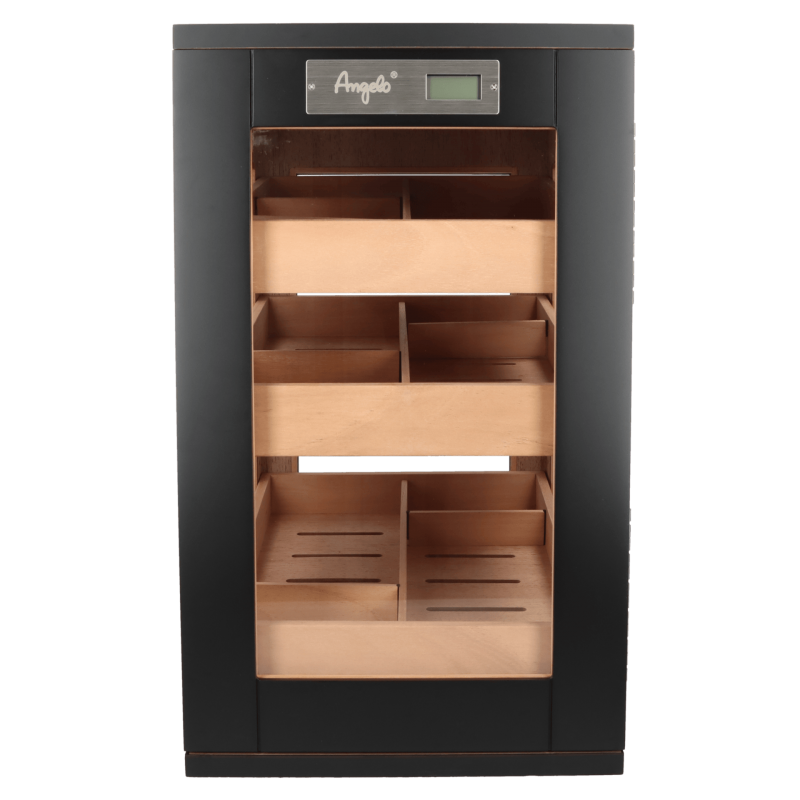 Humidor Cabinet Tower Black Matt 920086