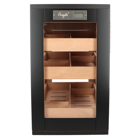 Humidor Cabinet Tower Black Matt 920086