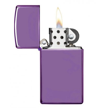 Bricheta Zippo Slim High Polish Purple 28124