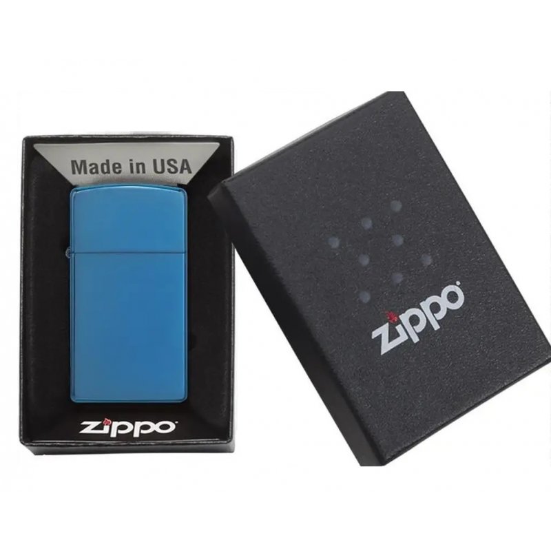 Brichetă Zippo 20494 Slim High Polish Blue
