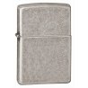 Bricheta Zippo 121FB Antique Silver Plate