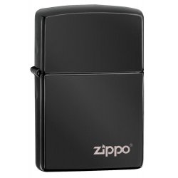 Bricheta Zippo Ebony Logo 24756ZL