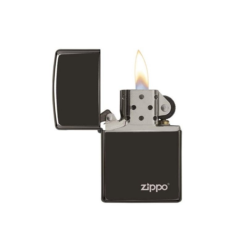 Bricheta Zippo Ebony Logo 24756ZL