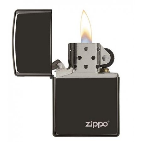 Bricheta Zippo Ebony Logo 24756ZL