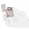 Bricheta Zippo 200PL Brushed Chrome Pipe Lighter de vanzare