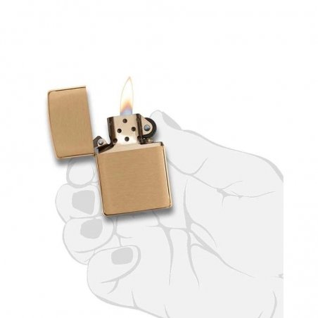 Bricheta Zippo 204B Brushed Brass