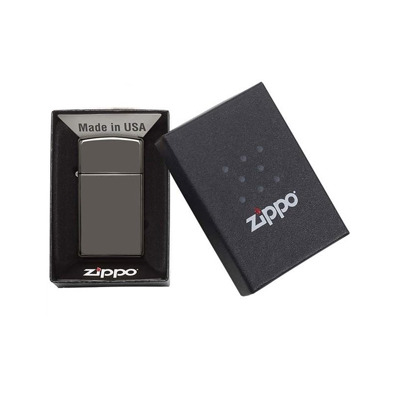 Bricheta Zippo 20492 Black Ice Slim de vanzare cu livrare rapida