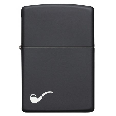 Bricheta Zippo 218PL Black Matte Pipe Lighter de vanzare