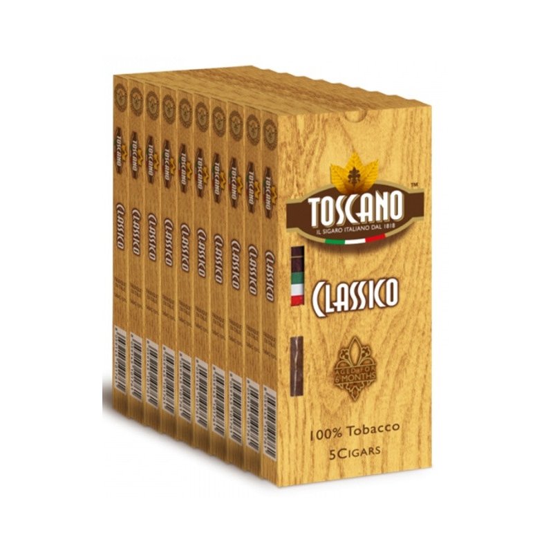 Trabucuri Toscano Classico (150) 30 pachete tigari de foi