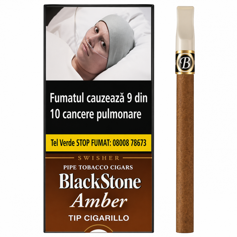 Tigari de foi Blackstone Tip Cigarillos Amber 5