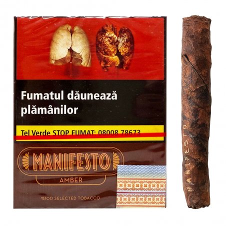 Tigari de foi Manifesto Amber (50) 10 pachete