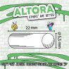 Filtre Tigari Altora Graffiti Extra Slim Long XL 5,3/22 mm (1000) 10 x 100