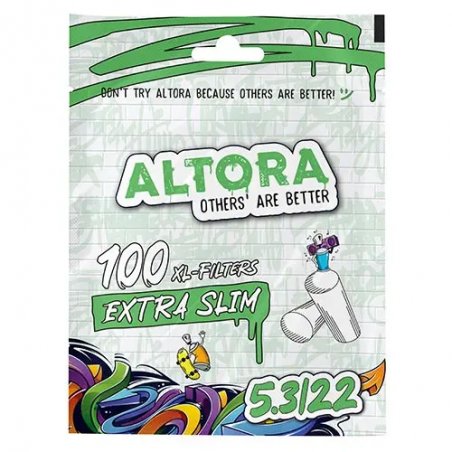 Filtre Tigari Altora Graffiti Extra Slim Long XL 5,3/22 mm (1000) 10 x 100