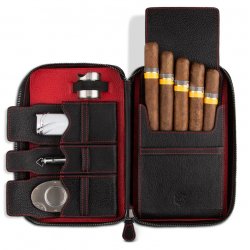 Humidor portabil Crown Tiger Cuba Red 00007902