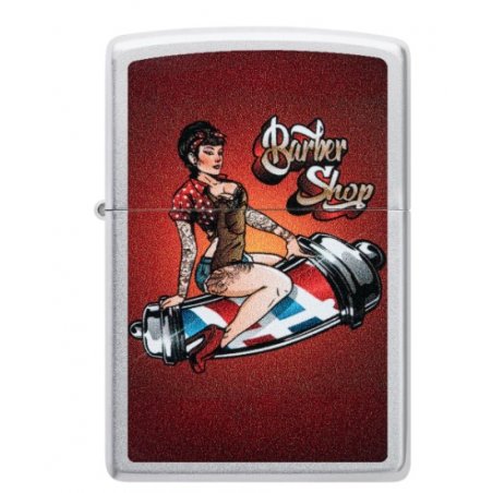 Bricheta Zippo Barber Shop Pinup