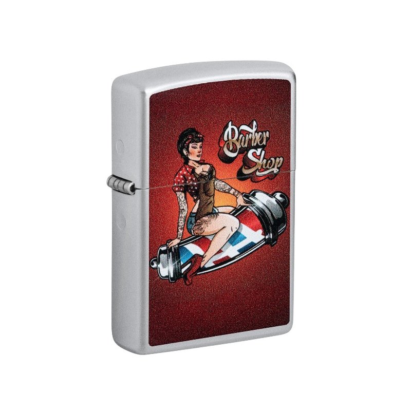 Bricheta Zippo Barber Shop Pinup