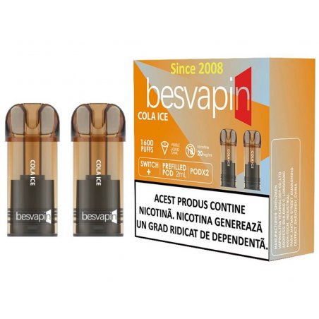 Cartus Besvapin 2x800 pufuri Cola Ice 20 mg.
