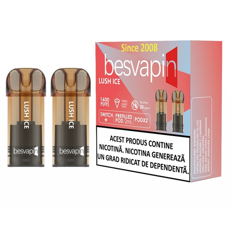 Cartus Besvapin 2x800 pufuri Lush Ice 20 mg.