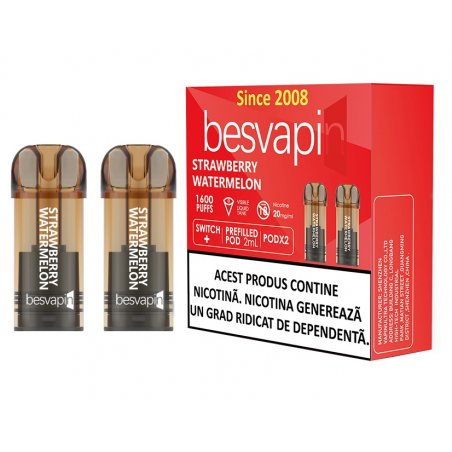 Cartus Besvapin 2x800 pufuri Strawberry Watermelon 20 mg