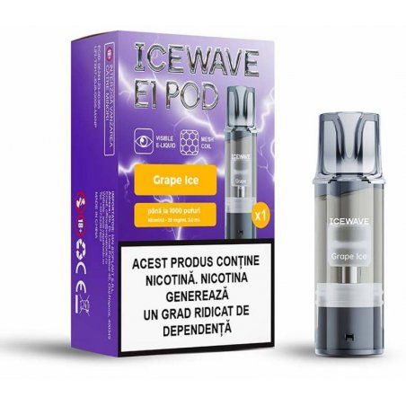 Cartus Icewave 1000 pufuri Grape Ice 20 mg.