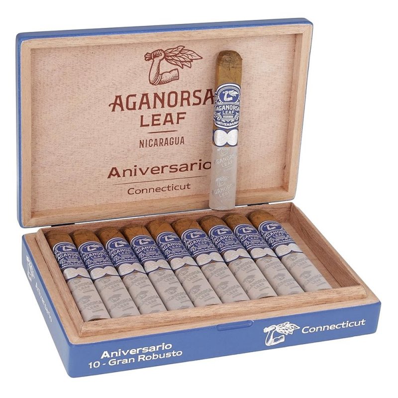 Trabucuri Aganorsa Leaf Aniversario Connecticut Robusto 10