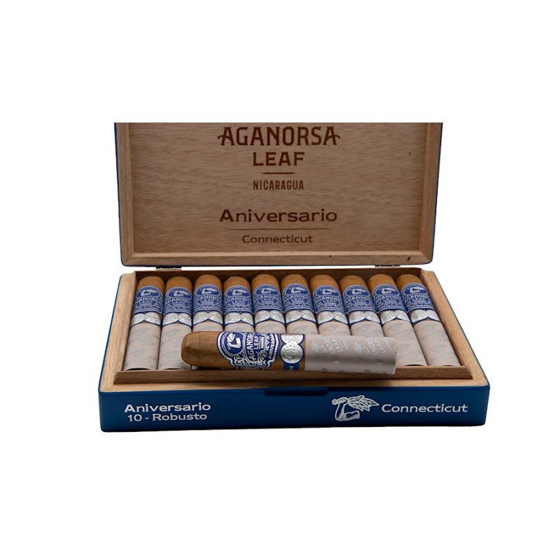 Trabucuri Aganorsa Leaf Aniversario Connecticut Robusto 10