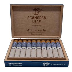 Trabucuri Aganorsa Leaf Aniversario Connecticut Robusto 10