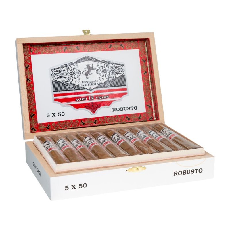 Trabuc Esteban Carreras Connecticut White Label Robusto 1
