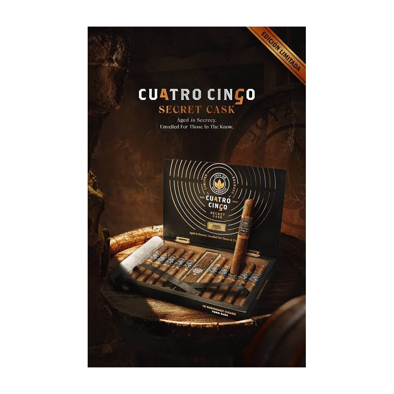 Trabucuri Joya de Nicaragua Cuatro Cinco Secret Cask Limited Edition Toro 10