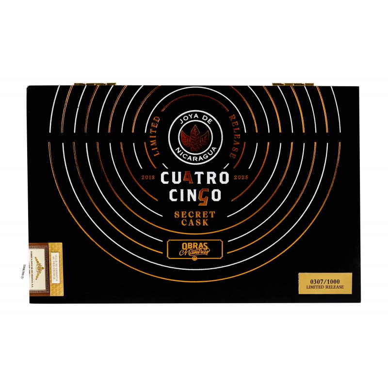 Trabucuri Joya de Nicaragua Cuatro Cinco Secret Cask Limited Edition Toro 10